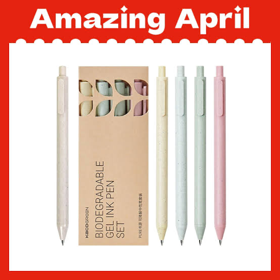 Refillable Eco gel Pen Set